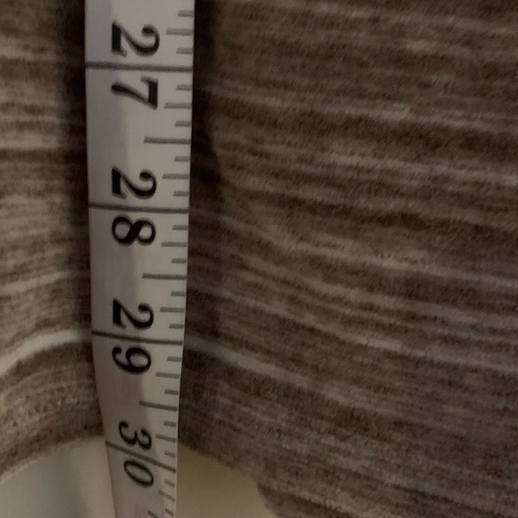 Pure Jill Top Women's Size Petite X-Large Beige Heather Velour Soft Top Pockets - Picture 5 of 6